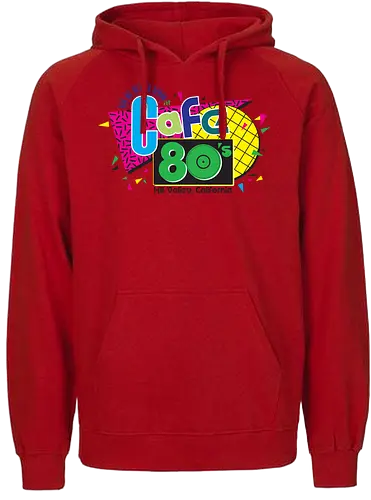 Cafe 80s - achtziger, 80s, retro - Fairtrade Hoodie