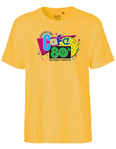 Cafe 80s - achtziger, 80s, retro - Fairtrade T-Shirt