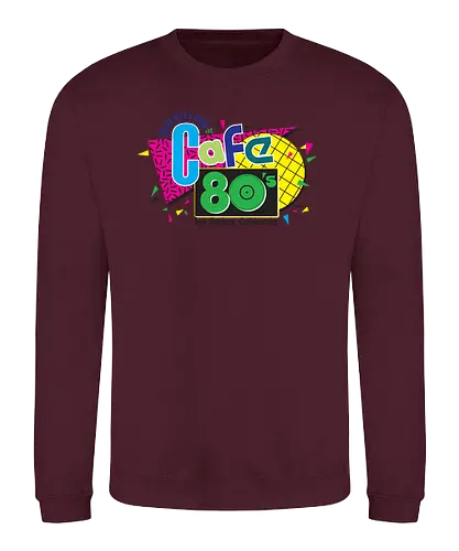 Cafe 80s - achtziger, 80s, retro - Sweatshirt