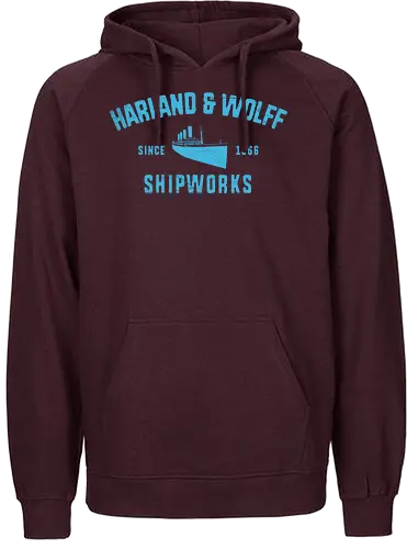 Harland & Wolff Shipworks - history, werft, titanic, ship, geschichte, company - Fairtrade Hoodie