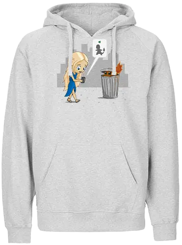 Catching Fire - mashup, gaming, serie, feuer, eis - Fairtrade Hoodie