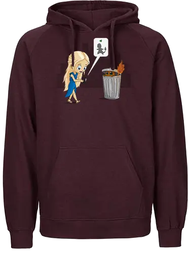Catching Fire - mashup, gaming, serie, feuer, eis - Fairtrade Hoodie