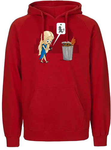 Catching Fire - mashup, gaming, serie, feuer, eis - Fairtrade Hoodie