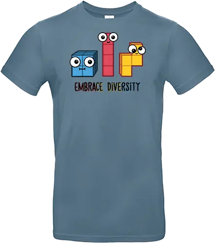 Embrace Diversity - fun, tetris, gaming, Diversity, Diversität - Standard T-Shirt