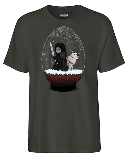 Let it Snow - snow, eis, feuer, fire, ice, serie, fantasy - Fairtrade T-Shirt