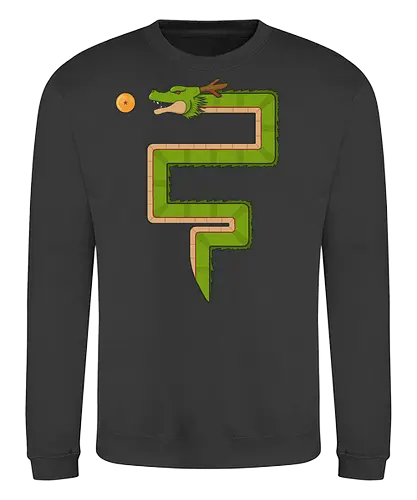 Retro Dragon - dbz, anime, mashup, gaming - Sweatshirt