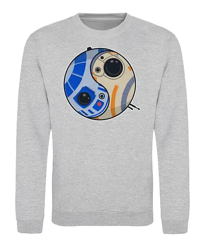 Yin Yang Droid - sci fi, space opera, droid, android, Yin Yang - Sweatshirt
