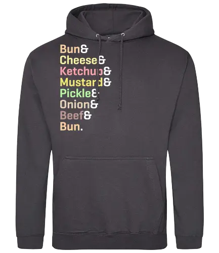 Burger - burger, food, essen, fun, rezept, cheeseburger - Standard Hoodie