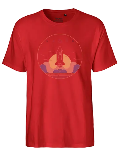 Discovery - space shuttle, space, rocket, science, stars, weltraum, space ship - Fairtrade T-Shirt