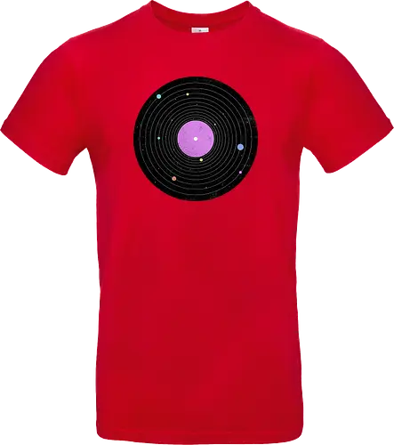 Galaxy Song - music, platte, lp, schallplatte, vinyl, sonnensystem, solar system, science, wissenschaft - Standard T-Shirt