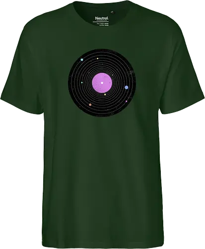 Galaxy Song - music, platte, lp, schallplatte, vinyl, sonnensystem, solar system, science, wissenschaft - Fairtrade T-Shirt