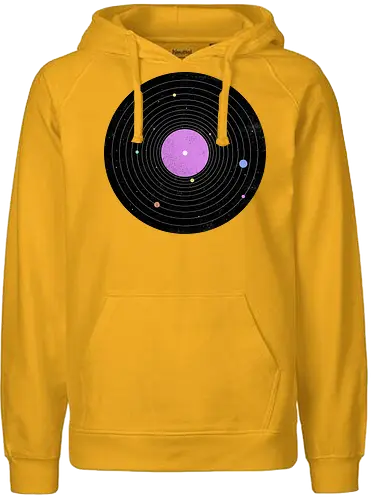 Galaxy Song - music, platte, lp, schallplatte, vinyl, sonnensystem, solar system, science, wissenschaft - Fairtrade Hoodie