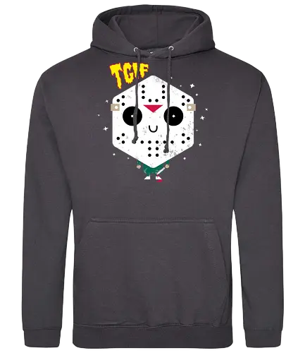 tGiF - tgif, horror, cute, jason, freitag der 13., der 13., 13th, thank god it's friday - Standard Hoodie