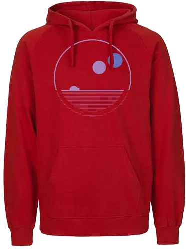 Two Suns - space opera, sci fi, science fiction, planet, desert - Fairtrade Hoodie