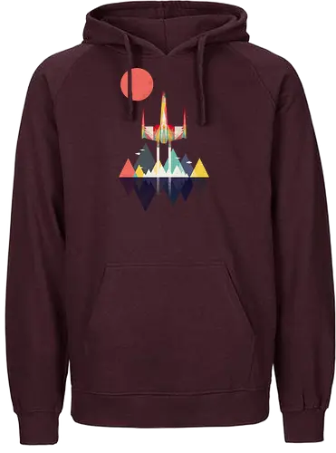 Sunset Fighter - star, wars, krieg, sterne, tod, stern, movie, classic, film, weltraum - Fairtrade Hoodie
