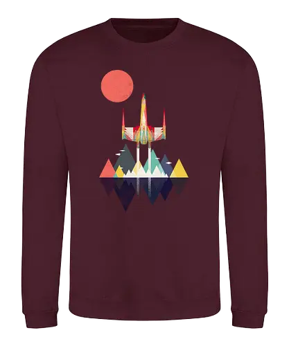 Sunset Fighter - star, wars, krieg, sterne, tod, stern, movie, classic, film, weltraum - Sweatshirt