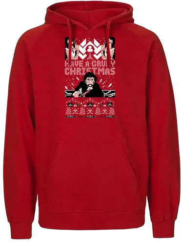 Have a Gruby Christmas - stirb langsam, die hard, gruber, bruce willis, movie, classic, christmas, weihnachten, Ugly christmas swter - Fairtrade Hoodie