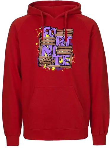 Battle Base - fortnite, base, building, wood, gaming, game - Fairtrade Hoodie