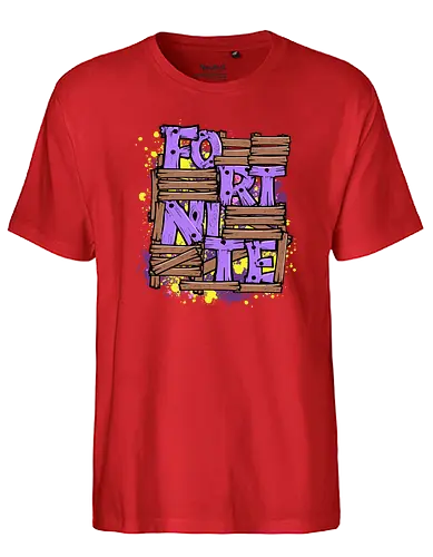 Battle Base - fortnite, base, building, wood, gaming, game - Fairtrade T-Shirt
