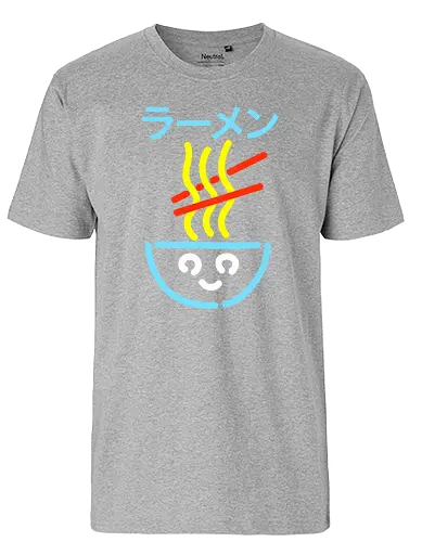 Hot Noodles - noodles, nudeln, ramen, japan, nippon, food, essen, ting - Fairtrade T-Shirt