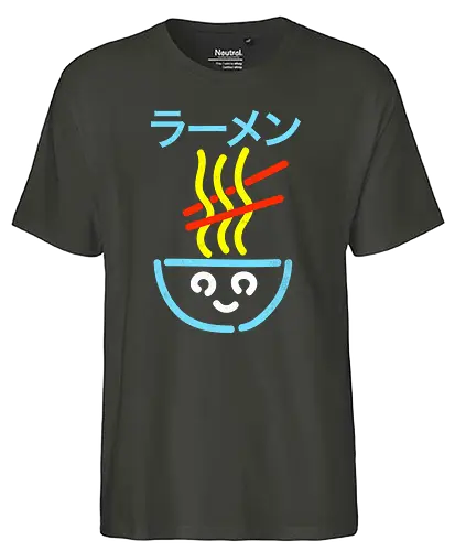 Hot Noodles - noodles, nudeln, ramen, japan, nippon, food, essen, ting - Fairtrade T-Shirt