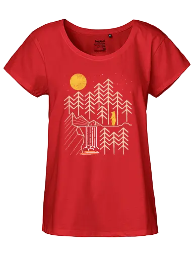 Sunlands - nature, camping, sun, outdoor, outside, draußen, natur, wildnis, zelten, br, wilderConsoles - Fairtrade Girl Shirt