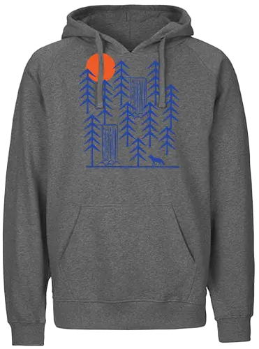 Wild Day - fox, fuchs, outside, outdoor, draußen, forrest, wald, wilComiconsoles, wilderConsoles - Fairtrade Hoodie