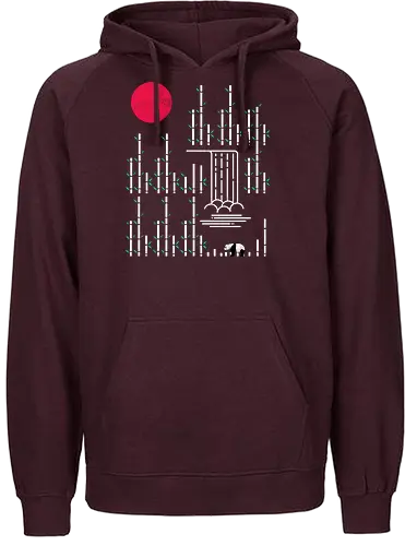 Wild Panda - panda, tier, animal, wild, wildnis, china, bambus, bamboo, forrest, wald, wilderConsoles - Fairtrade Hoodie