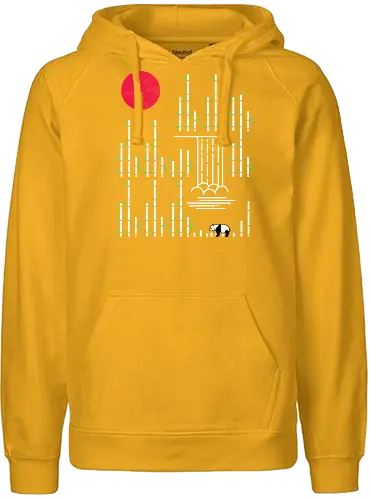 Wild Panda - panda, tier, animal, wild, wildnis, china, bambus, bamboo, forrest, wald, wilderConsoles - Fairtrade Hoodie