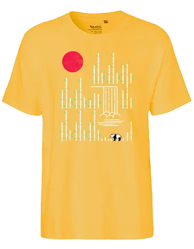 Wild Panda - panda, tier, animal, wild, wildnis, china, bambus, bamboo, forrest, wald, wilderConsoles - Fairtrade T-Shirt