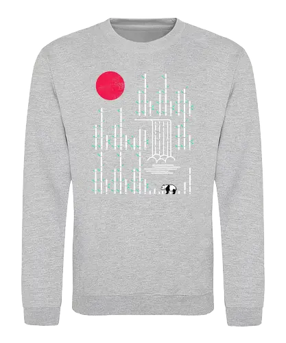 Wild Panda - panda, tier, animal, wild, wildnis, china, bambus, bamboo, forrest, wald, wilderConsoles - Sweatshirt
