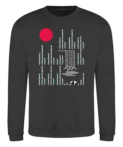 Wild Panda - panda, tier, animal, wild, wildnis, china, bambus, bamboo, forrest, wald, wilderConsoles - Sweatshirt