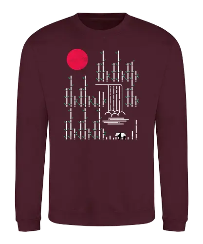 Wild Panda - panda, tier, animal, wild, wildnis, china, bambus, bamboo, forrest, wald, wilderConsoles - Sweatshirt
