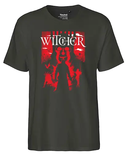 Hexer - witcher, gaming, wild hunt, wilde jagd, game, rpg, open world - Fairtrade T-Shirt
