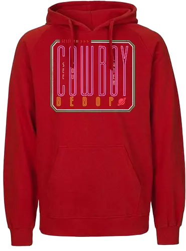 Session 01 - anime, space cowboy, bounty hunter, sci fi, science fiction, Cowboy - Fairtrade Hoodie