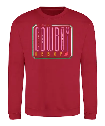 Session 01 - anime, space cowboy, bounty hunter, sci fi, science fiction, Cowboy - Sweatshirt
