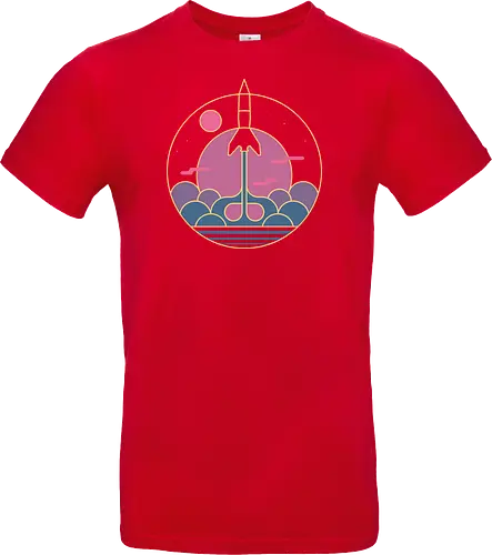destination unknown - destinaton, moon, rocket, stars, energy - Standard T-Shirt