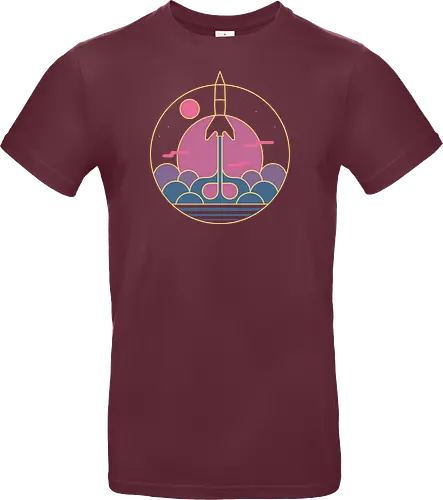 destination unknown - destinaton, moon, rocket, stars, energy - Standard T-Shirt