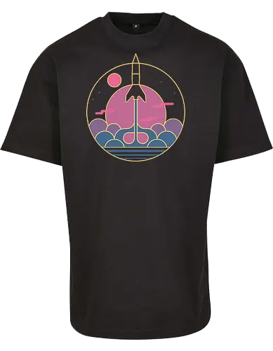 destination unknown - destinaton, moon, rocket, stars, energy - BYB Oversize T-Shirt 