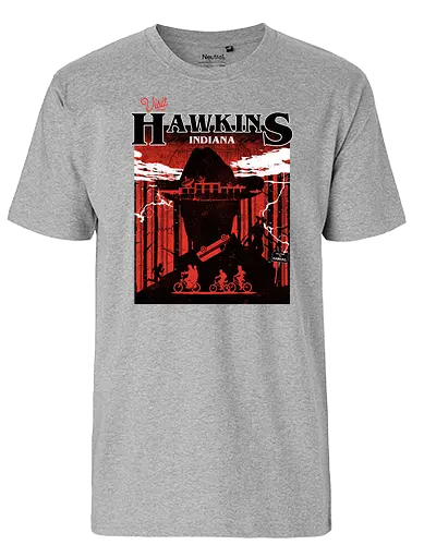 visit hawkins - dangerous, strange, serie, geheimnisse, eleven, indiana, darkness - Fairtrade T-Shirt