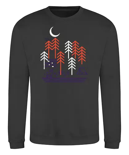 Bicycle Days - camping, outdoor, hiking, wald, forest, hirsch, reh, draußen, natur, umwelt, nature, fahrrad - Sweatshirt