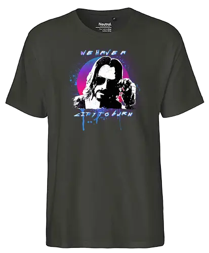 City to Burn - cyperpunk, 2077, reeves, night city, dystopie, gaming, rpg, we have a city to burg, knu, you are Breathtaking - Fairtrade T-Shirt