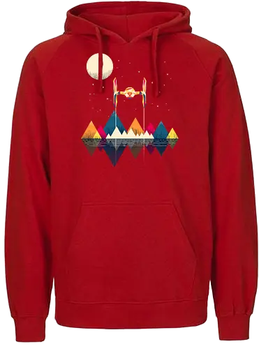 Imperial Fighter - space opera, raumschiff, tie, scifi, science fiction, weltraum, space - Fairtrade Hoodie