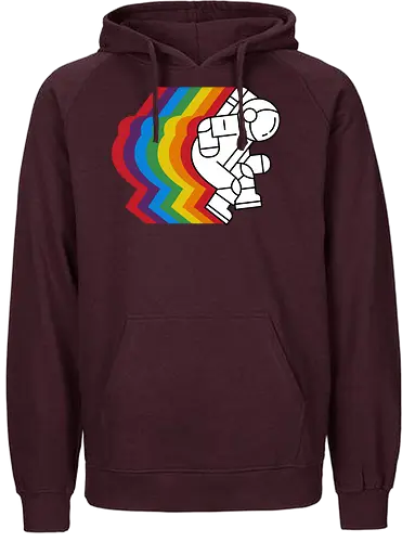 Spaceman - space, astronaut, popart, colors, colorful, bunt, weltraum, weltall - Fairtrade Hoodie