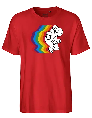 Spaceman - space, astronaut, popart, colors, colorful, bunt, weltraum, weltall - Fairtrade T-Shirt