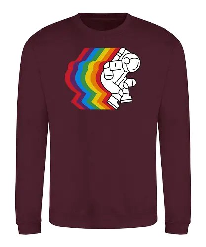 Spaceman - space, astronaut, popart, colors, colorful, bunt, weltraum, weltall - Sweatshirt