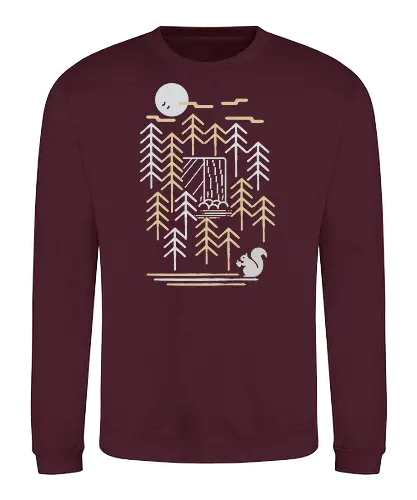 wild squirrle - outdoor, wald, natur, squirrel, eichhörnchen, wandern, hiking, nature, forest - Sweatshirt