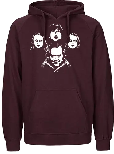 Redrum Rhapsody - shining, Jack torrance, stephen king, Here is Johnny, horror, queen, mashup, bohemian rhapsody - Fairtrade Hoodie