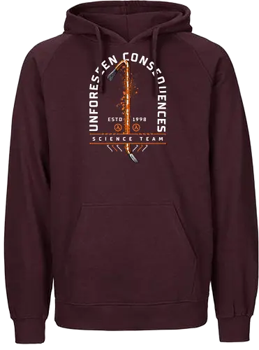 Unforeseen Consequences - gaming, Lambda, halflife, gordon, freeman, crowbar - Fairtrade Hoodie