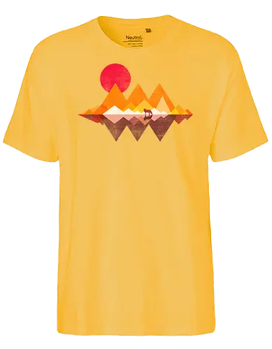 Wolf Lands - nature, wolf, Outdoors, sunset, wilderConsoles - Fairtrade T-Shirt